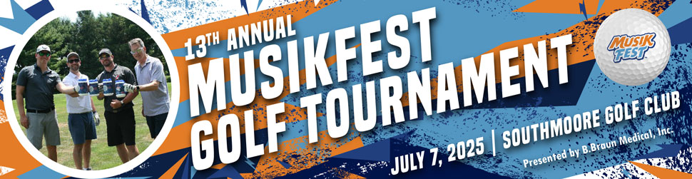 13th Annual Musikfest Golf Tournament July 7, 2025